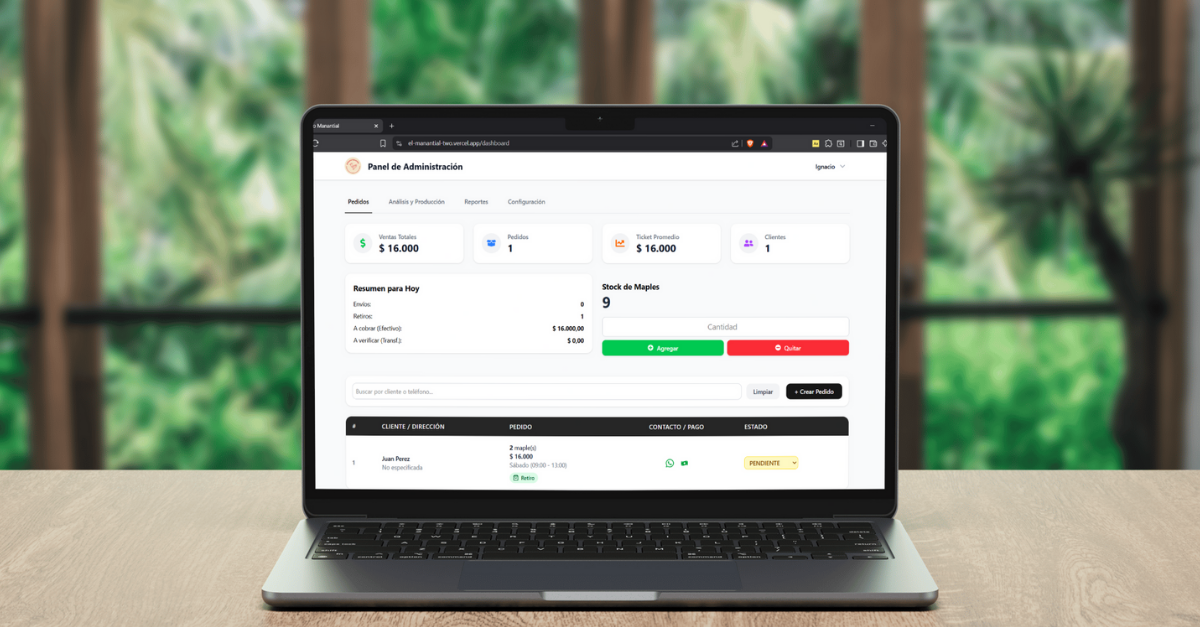 Vista previa del proyecto El Nuevo Manantial